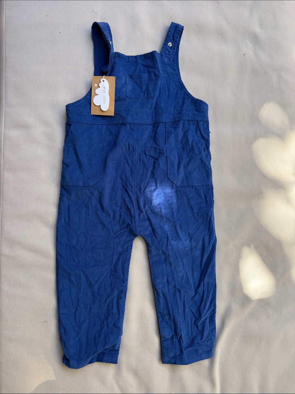 Angel Dear corduroy overalls